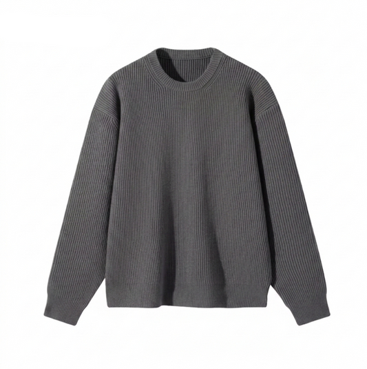 クルーネックニット