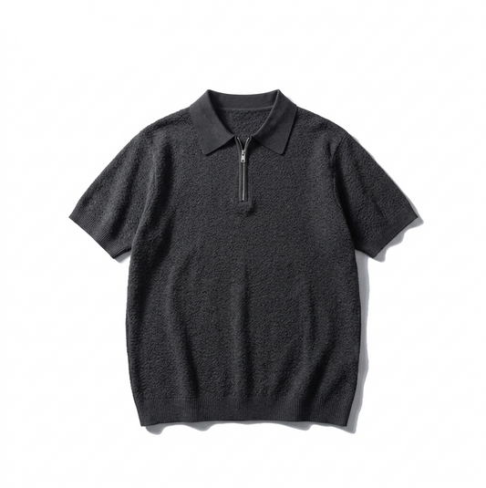 ハーフジップTシャツ